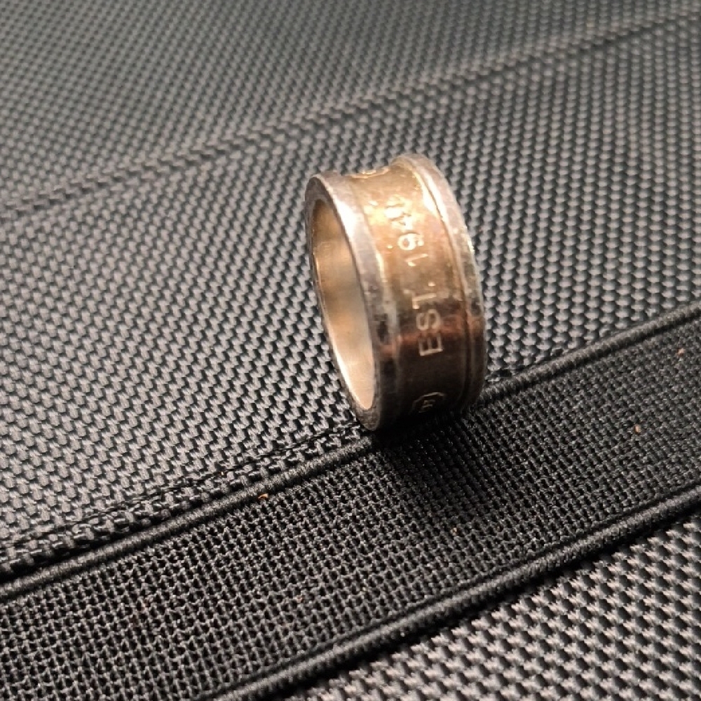 Coach 1941 Silver Band Ring π₯ 925 π₯ Authentic - Picture 8 of 13